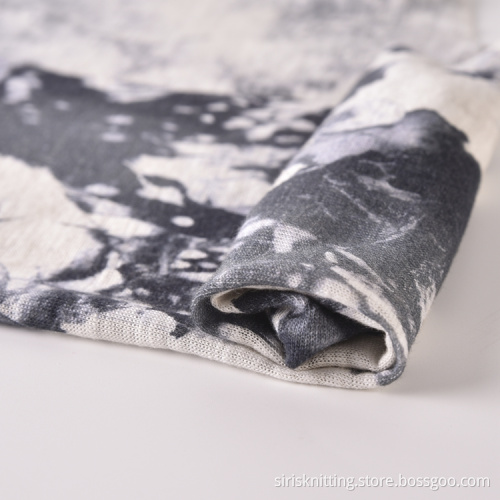 Printed Linen Fabric 100% Linen Knitted Linen Fabric